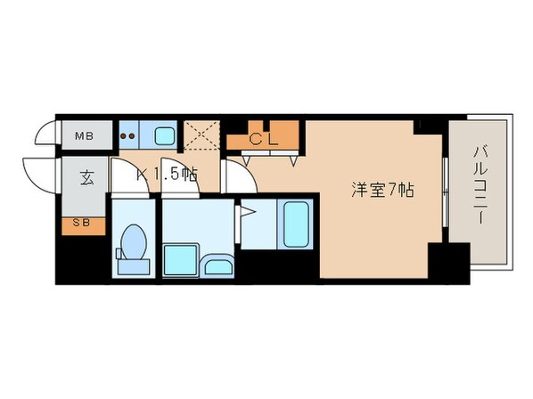 S-RESIDENCE名駅Northの物件間取画像